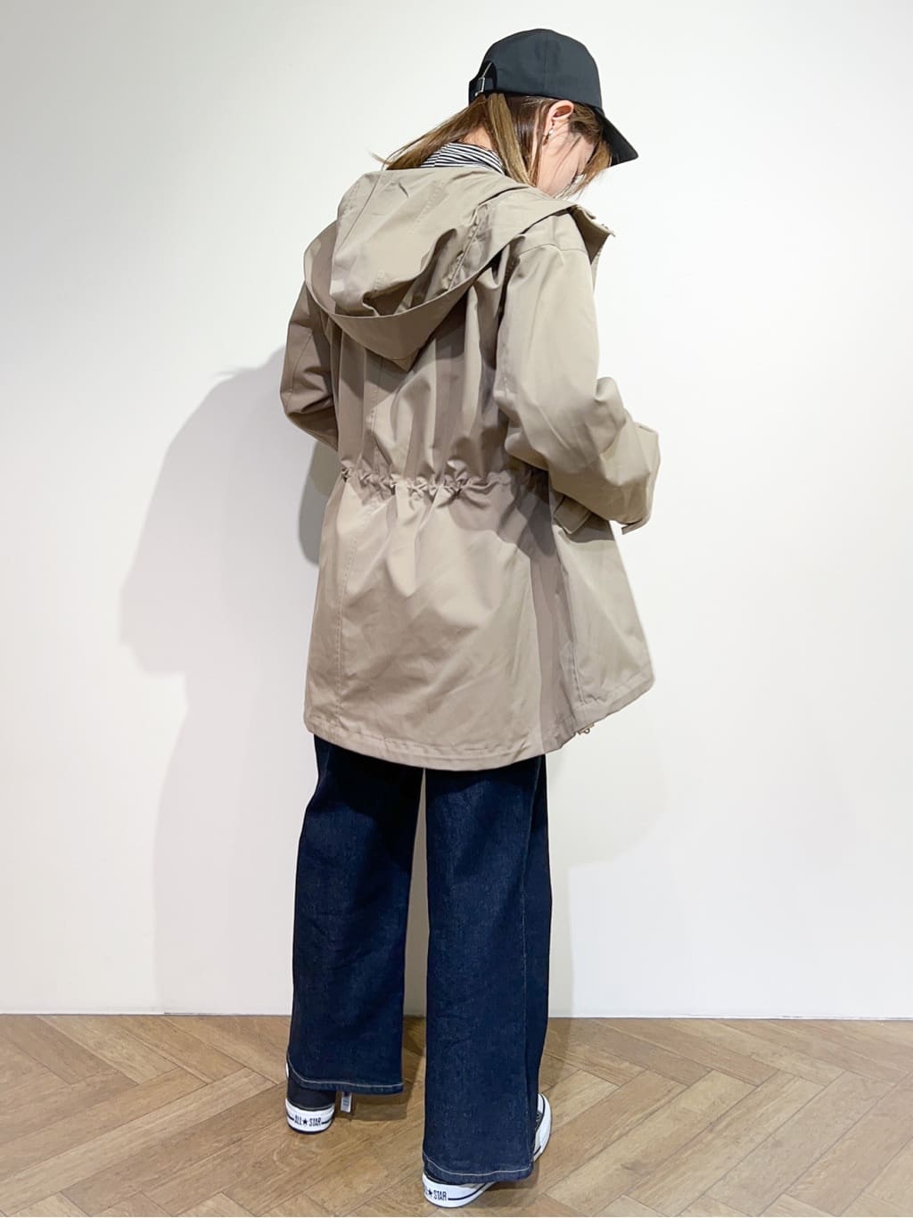 meeさんの「OPAQUE.CLIP｜CONVERSE キャンバス オールスター HI」を使ったコーディネート