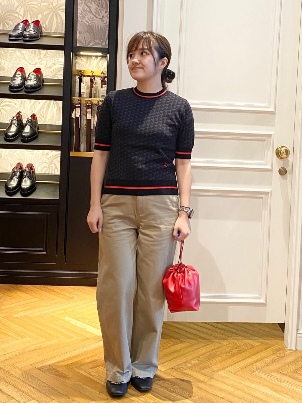 c.wさんの「DRESSTERIOR｜◆ソフトレザーバレエシューズ」を使ったコーディネート