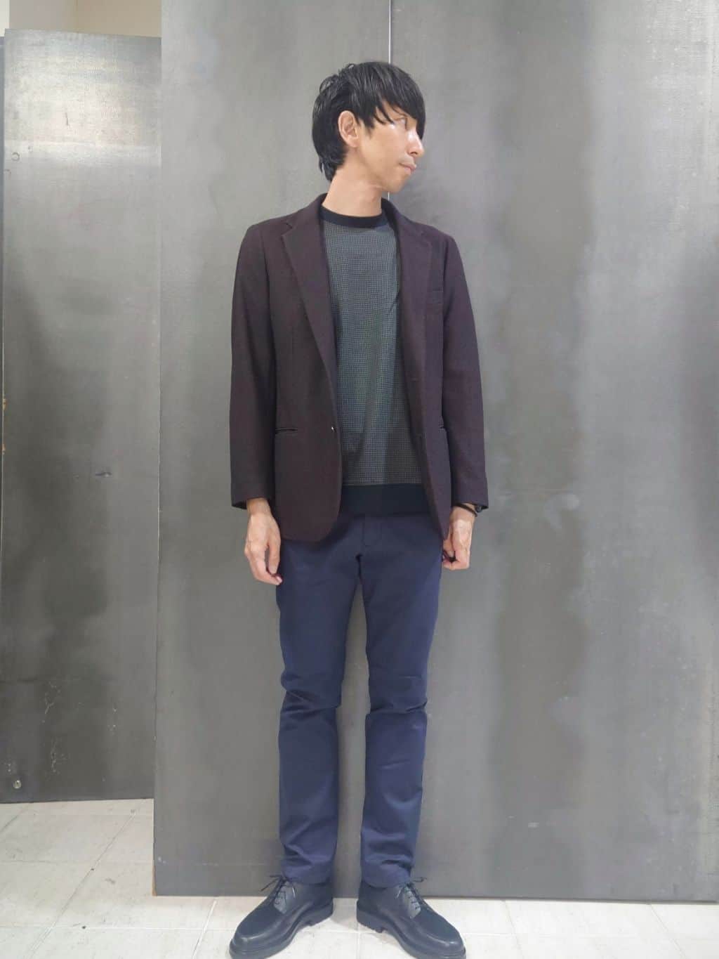 kawamuさんの「TAKEO KIKUCHI｜【全7サイズ&times;8色展開！】トップマルチヘリンボン パンツ」を使ったコーディネート