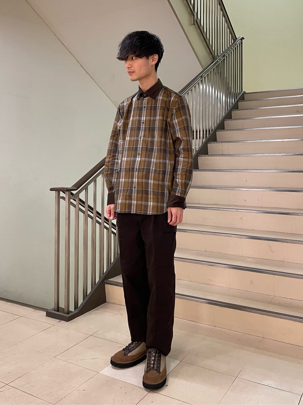 Okdさんの「TAKEO KIKUCHI｜【3WAY／撥水】ドビーメモリー ダウンライナーブルゾン」を使ったコーディネート