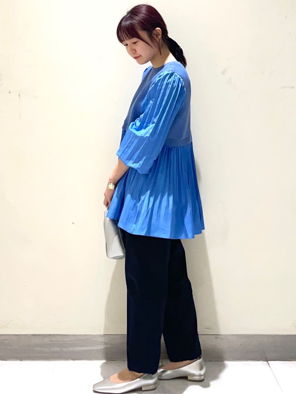 きみさんの「OPAQUE.CLIP｜ストレッチベイカーパンツ／オーガニックコットン混【洗濯機洗い可／ストレッチ】」を使ったコーディネート