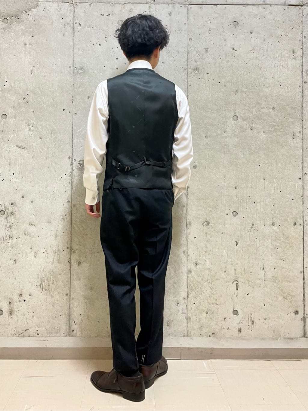 すずきさんの「TAKEO KIKUCHI｜【Made in JAPAN】ドビーストライプ ドレス シャツ」を使ったコーディネート