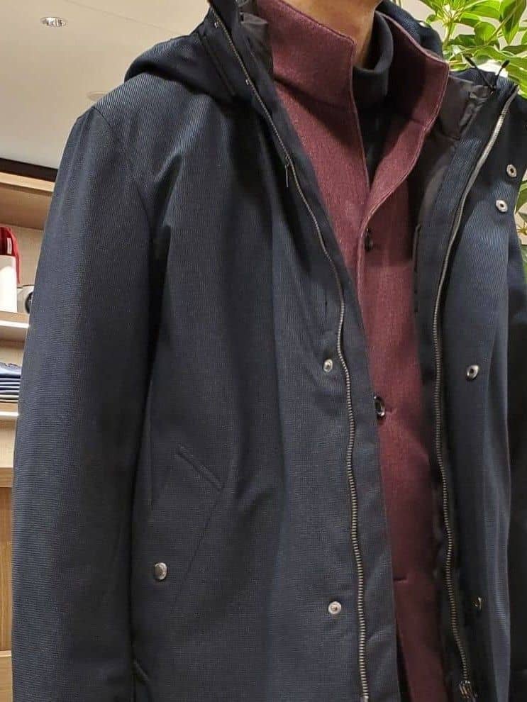 ishidaさんの「TAKEO KIKUCHI｜【DOWN FABRIC】ダウンファブリック スタンドカラーブルゾン」を使ったコーディネート