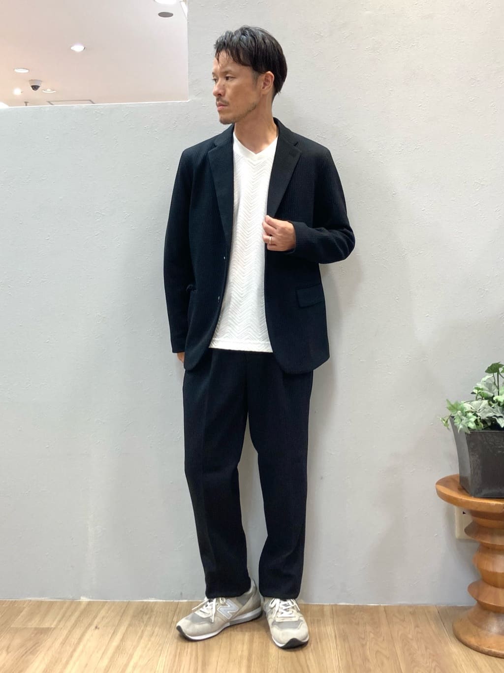 シュンさんの「TAKEO KIKUCHI｜【抗菌防臭】クロスウィーブ ジャケット」を使ったコーディネート