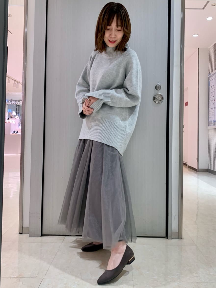 よぅさんの「ESPERANZA｜《定番》晴雨兼用クッションフラットパンプス」を使ったコーディネート