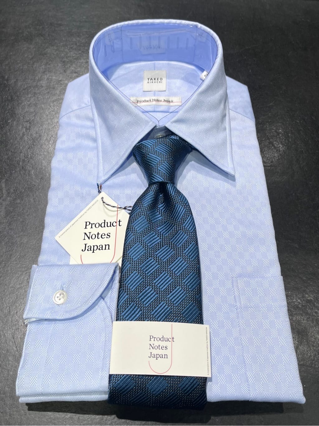 ジュンさんの「TAKEO KIKUCHI｜【Made in JAPAN】市松紋 ドレスシャツ」を使ったコーディネート