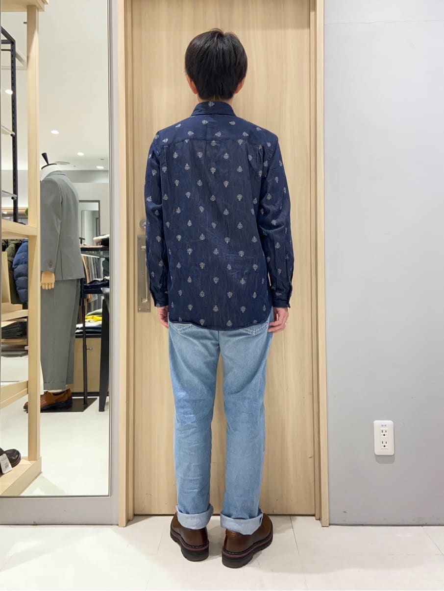 わいずみさんの「TAKEO KIKUCHI｜40ct&525 厚底プレーントゥシューズ」を使ったコーディネート