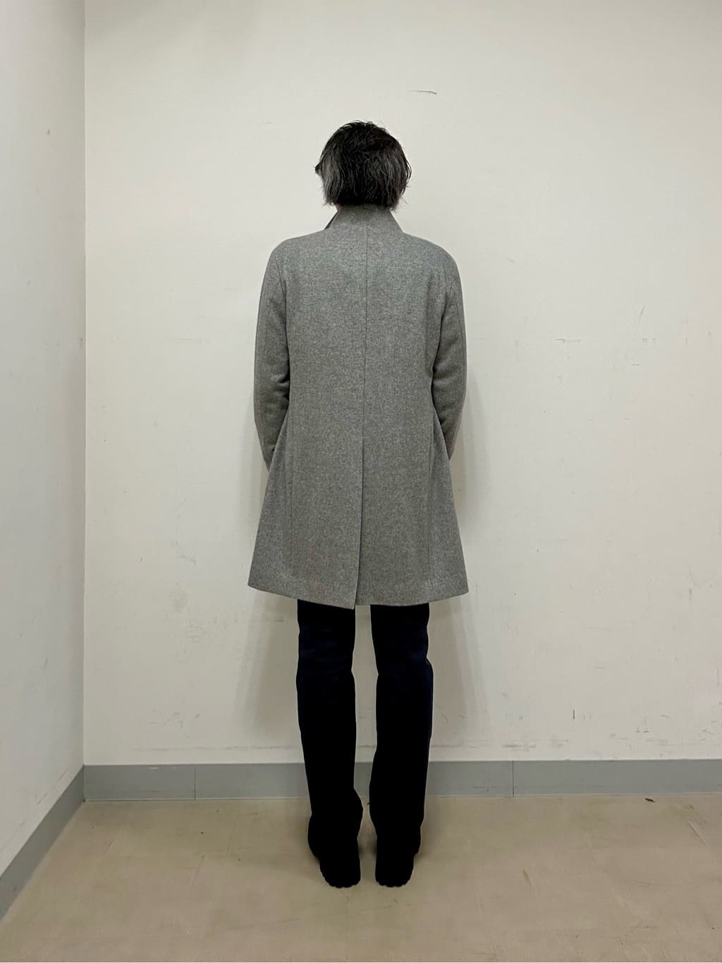 coheyさんの「TAKEO KIKUCHI｜【ウールカシミヤブレンド】ビーバー調 スタンドカラー コート」を使ったコーディネート