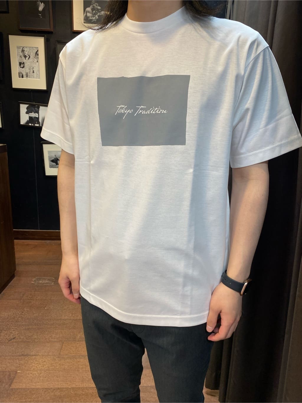 hazuさんの「TAKEO KIKUCHI｜【Sサイズ～】ストレッチ デニム パンツ」を使ったコーディネート