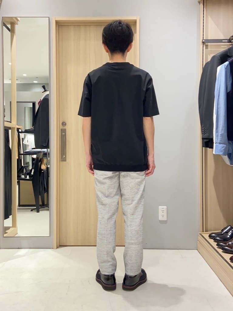 わいずみさんの「TAKEO KIKUCHI｜【尾州織】リネンブレンド メッシュ ジャケット」を使ったコーディネート