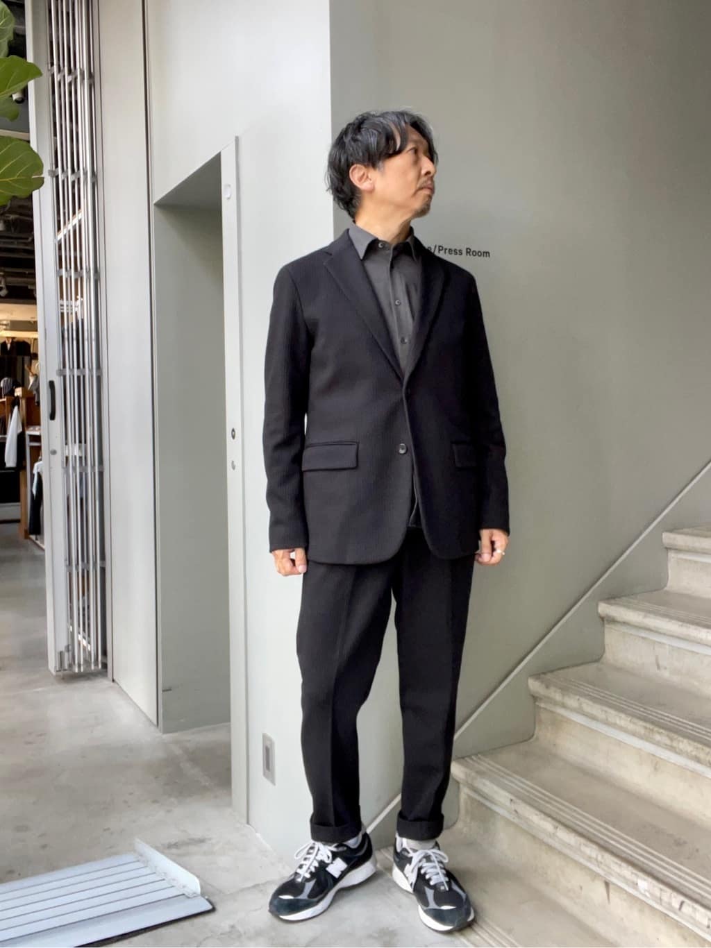 デザイナーTAKEman さんの「TAKEO KIKUCHI｜【抗菌防臭】クロスウィーブ ジャケット」を使ったコーディネート