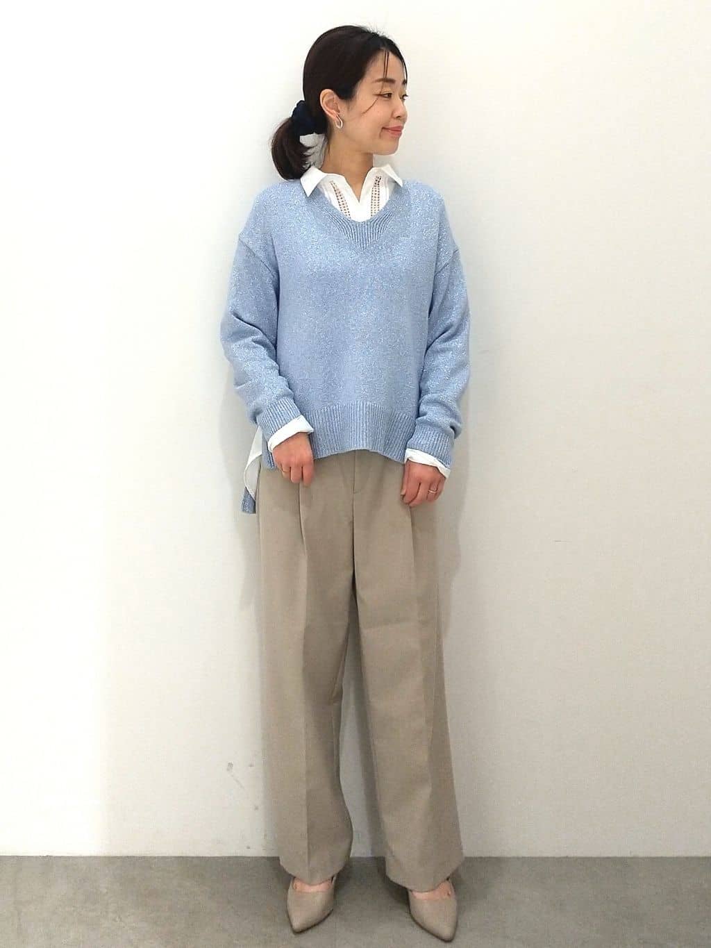 Matsuさんの「OPAQUE.CLIP｜【抗菌防臭加工/7cmヒール】ベーシックパンプス/通勤対応」を使ったコーディネート