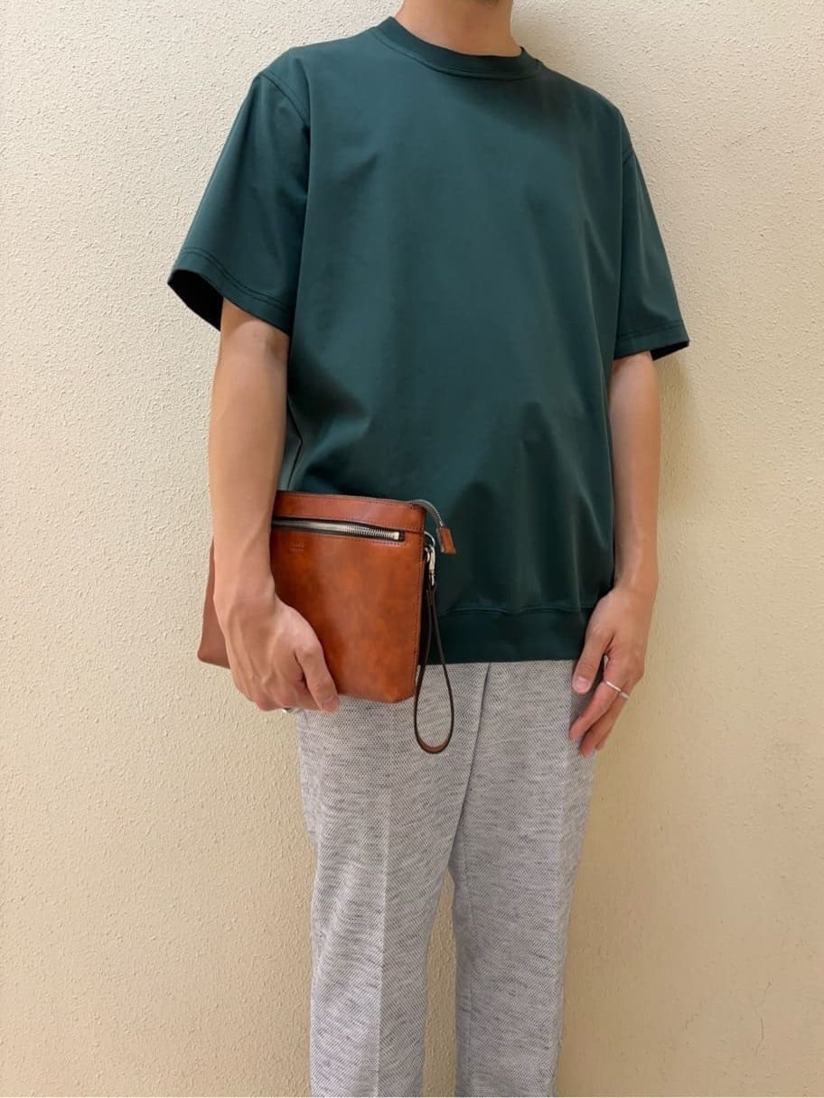 及川さんの「TAKEO KIKUCHI｜【抗菌防臭／5サイズ展開】ハイゲージポンチ Tシャツ」を使ったコーディネート