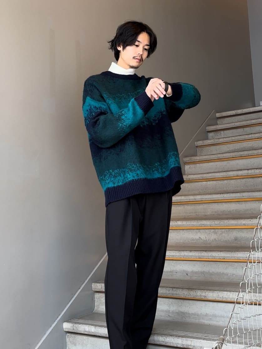 北浦歩大さんの「tk.TAKEO KIKUCHI｜アソートセットアップ」を使ったコーディネート