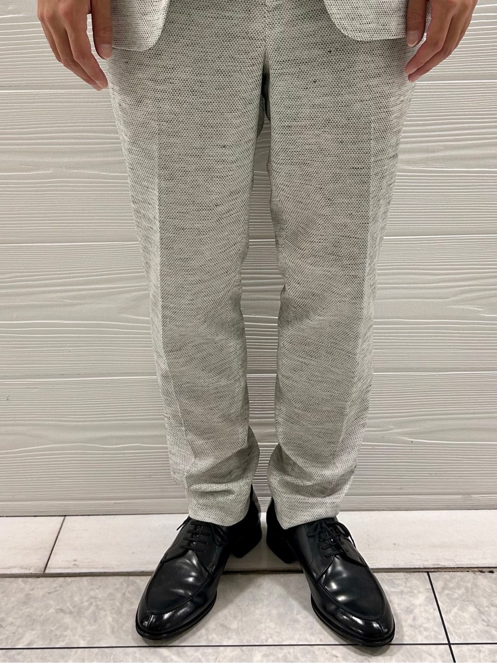 すーさんの「TAKEO KIKUCHI｜【尾州織】リネンブレンド メッシュパンツ」を使ったコーディネート
