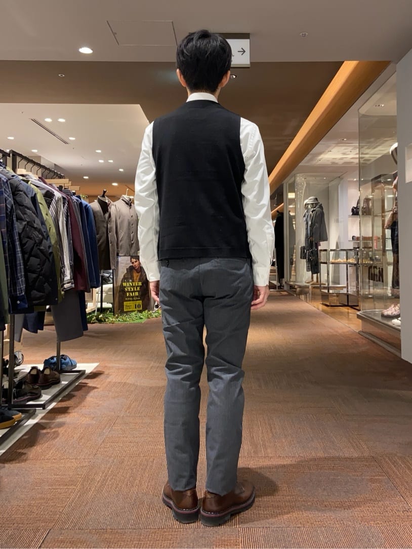 わいずみさんの「TAKEO KIKUCHI｜【Made in JAPAN】ブロード レギュラーカラー ドレスシャツ」を使ったコーディネート