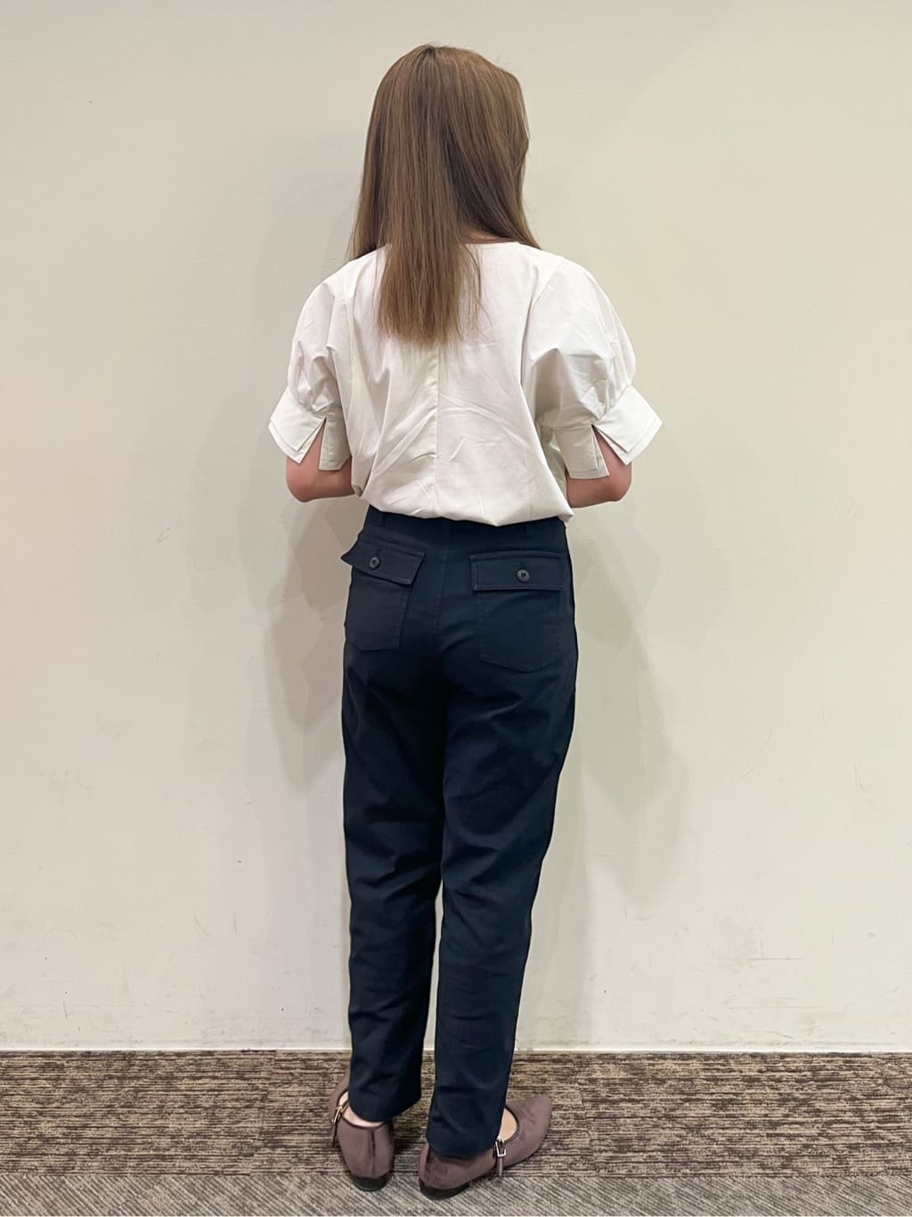 あかりさんの「index｜ストレッチベイカーパンツ／オーガニックコットン混【洗濯機洗い可／ストレッチ】」を使ったコーディネート