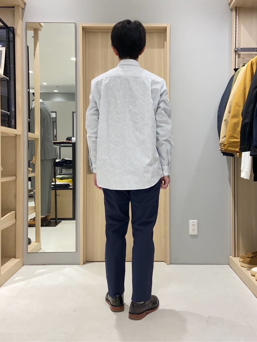 わいずみさんの「TAKEO KIKUCHI｜【Made in JAPAN】播州織 ヘリンボン ストレート パンツ」を使ったコーディネート