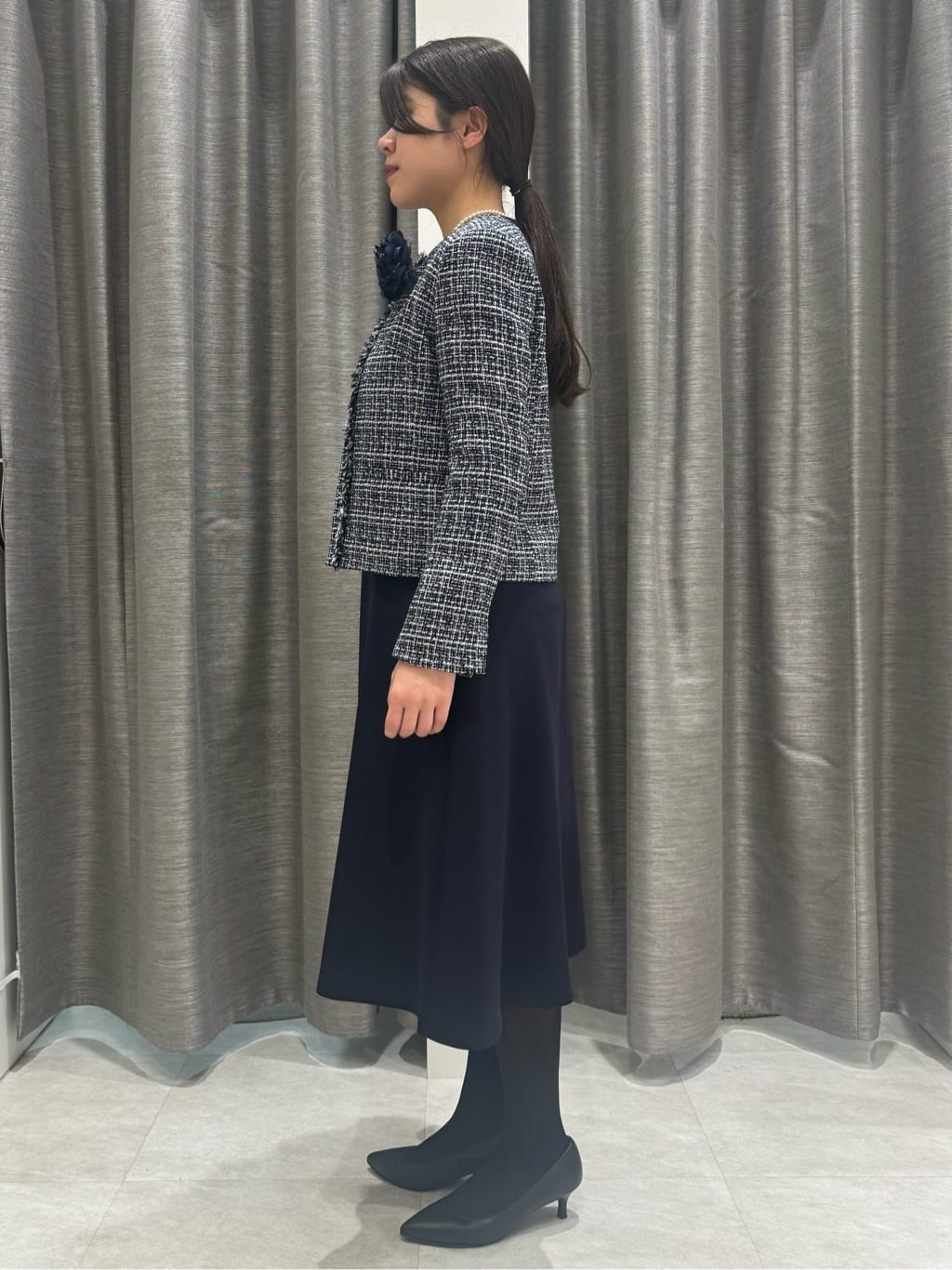 nanaさんの「UNTITLED｜【追加/日本製】ブーケフラワーコサージュ」を使ったコーディネート