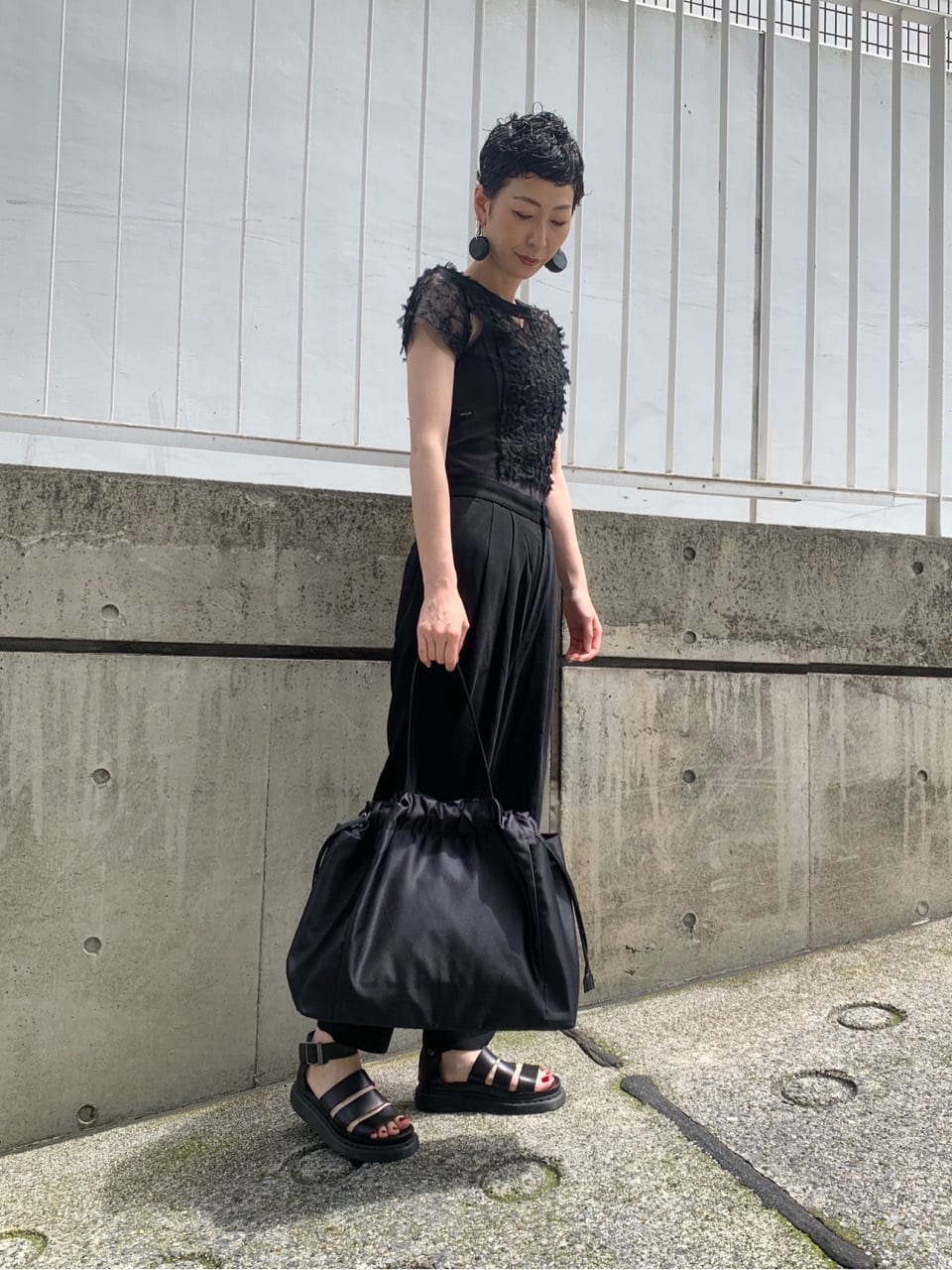 Kさんの「HIROKO HAYASHI｜LUINI SATINE（ルイーニ サティーネ）トートバッグ」を使ったコーディネート