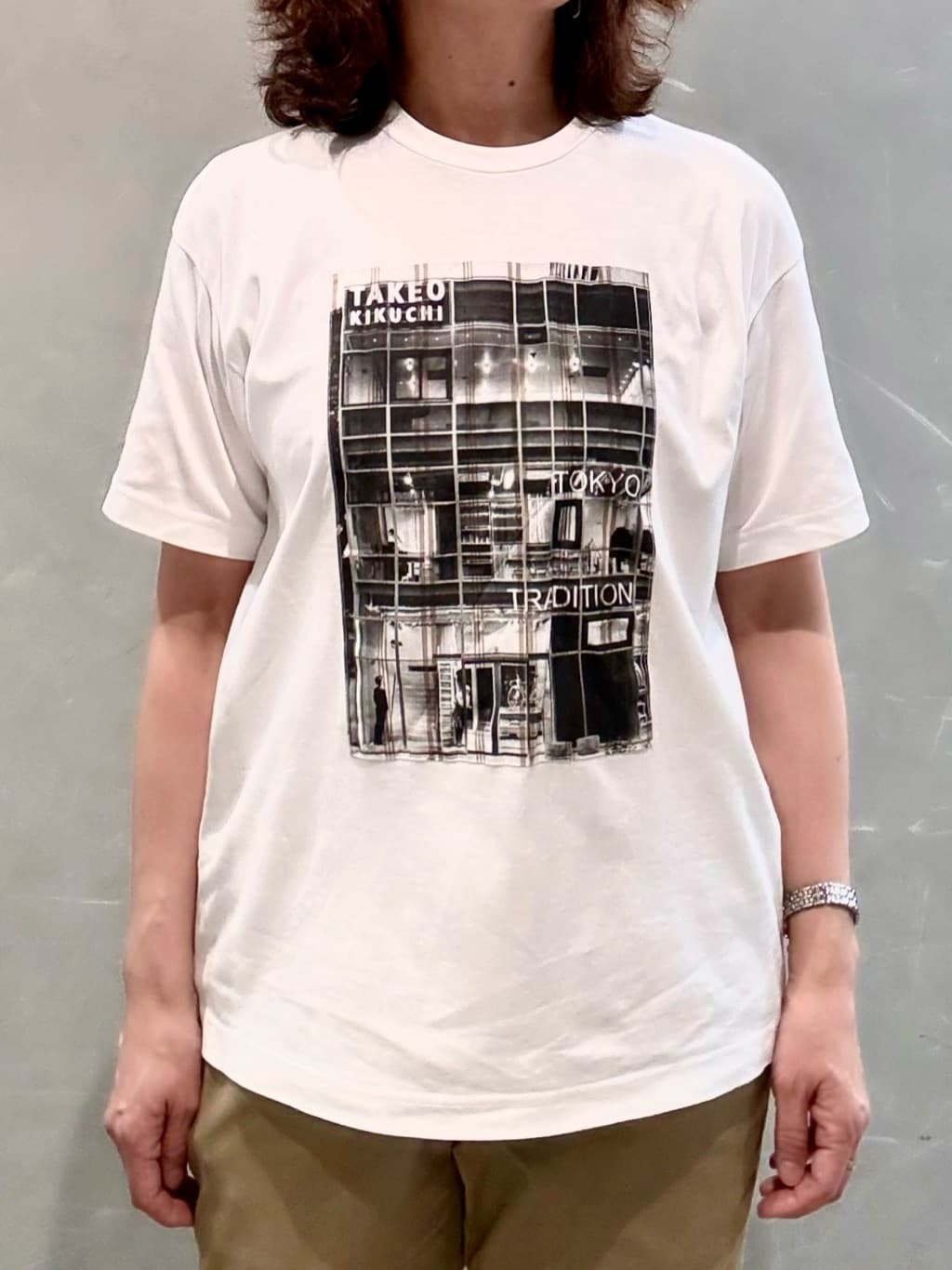 のぐみさんの「TAKEO KIKUCHI｜【オフィスカジュアル対応】ドレス チノパンツ」を使ったコーディネート