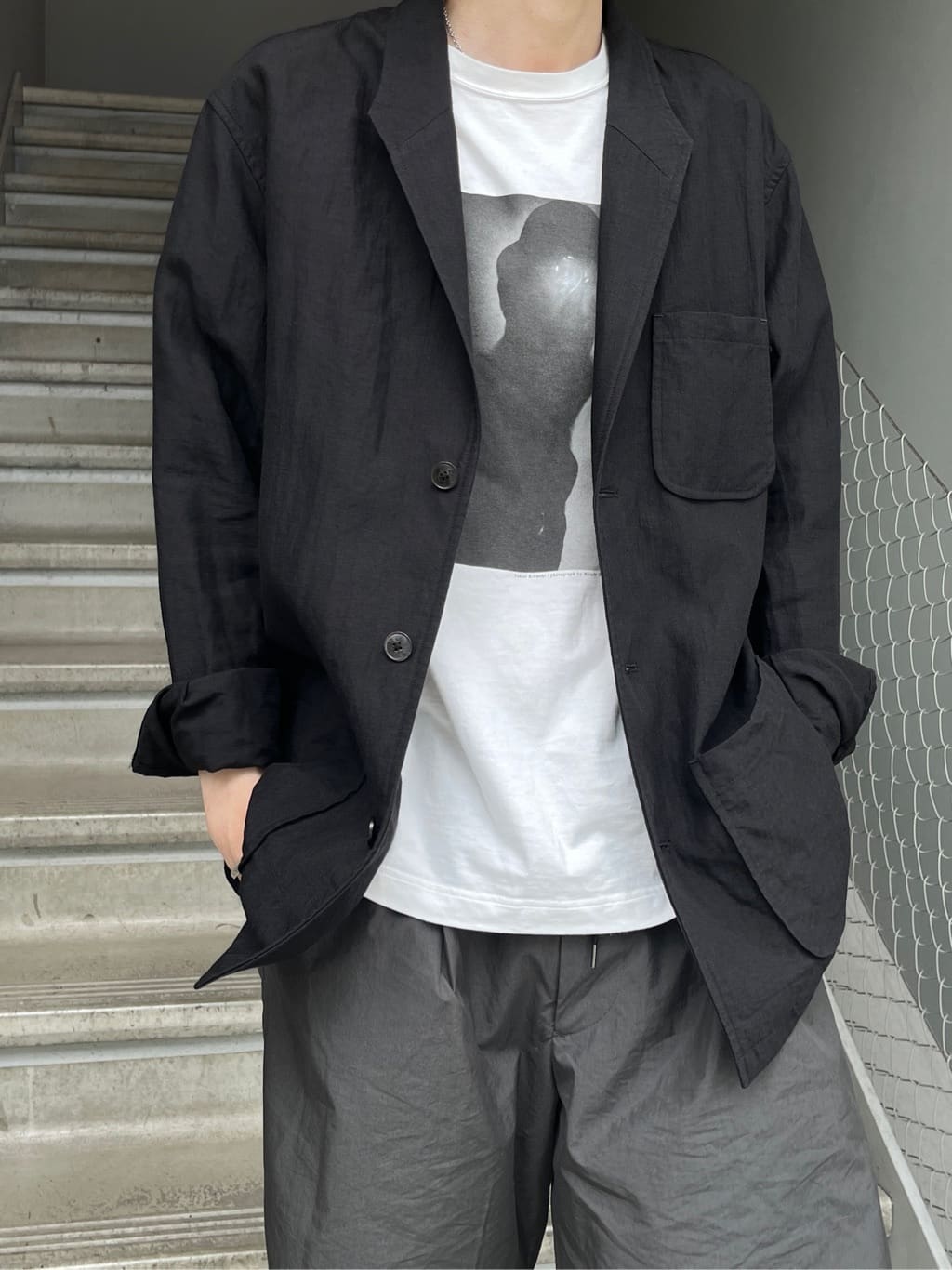 Shintaroさんの「TAKEO KIKUCHI｜ラスタウォーカー スポーツソックス」を使ったコーディネート