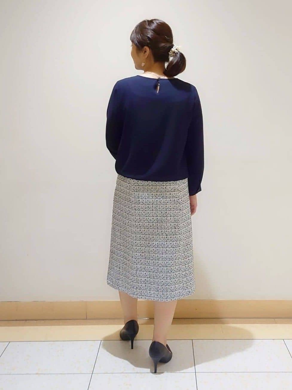 TOMOMIさんの「INDIVI｜◆【合皮／マルチWAY／サブバッグ付】ミニショルダーバッグ」を使ったコーディネート