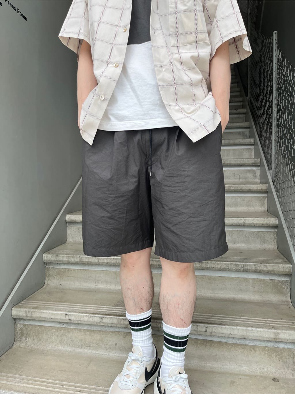 Shintaroさんの「TAKEO KIKUCHI｜ラスタウォーカー スポーツソックス」を使ったコーディネート