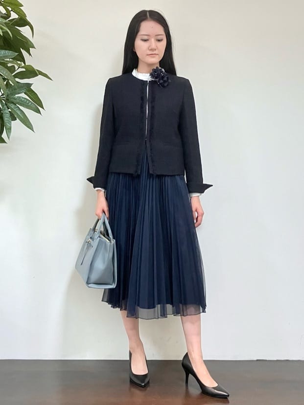 カレンさんの「UNTITLED｜【追加6/日本製】2連フェイクパールネックレス」を使ったコーディネート