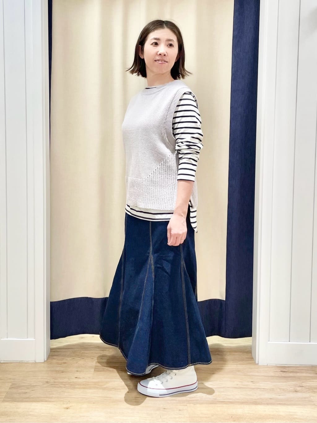 Akiさんの「Dessin｜【CONVERSE/コンバース】ハイカット」を使ったコーディネート