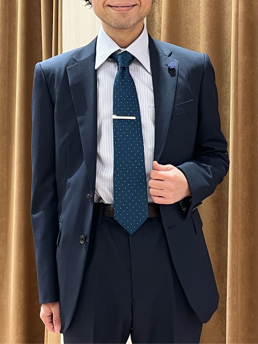 URAさんの「TAKEO KIKUCHI｜【Made in JAPAN】ドビーストライプ ドレス シャツ」を使ったコーディネート