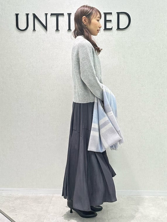 Miwaさんの「UNTITLED｜【日本製／2WAY衿】スタンドカラー ロングコート」を使ったコーディネート