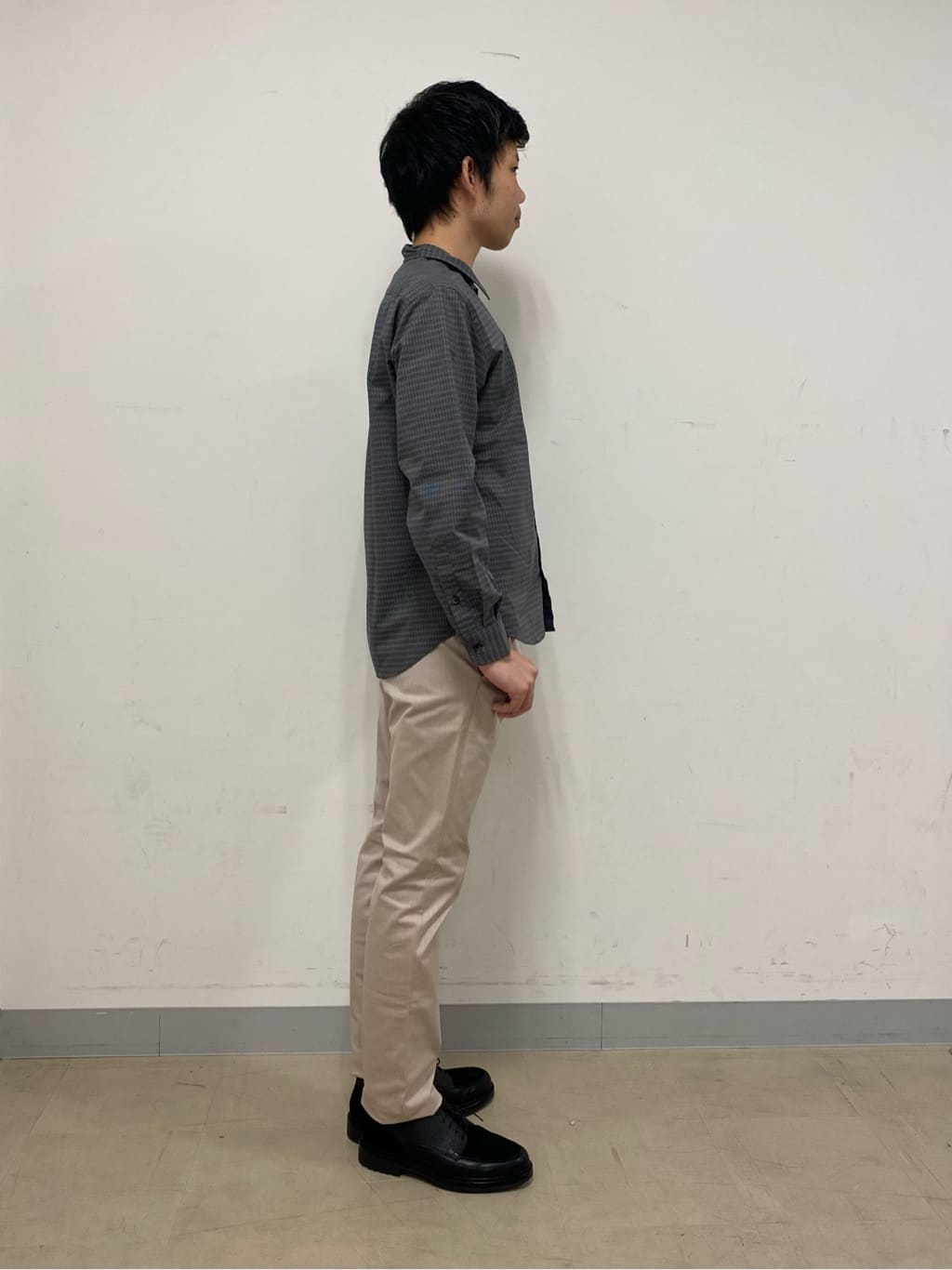 shoumaさんの「TAKEO KIKUCHI｜【全7サイズ&times;8色展開！】トップマルチヘリンボン パンツ」を使ったコーディネート