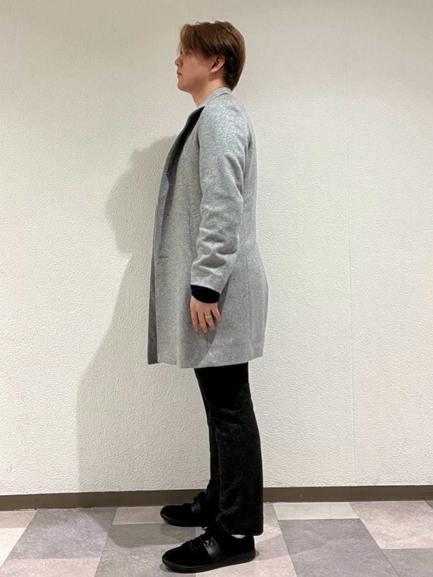 たくさんの「TAKEO KIKUCHI｜【ウールカシミヤブレンド】ビーバー調 スタンドカラー コート」を使ったコーディネート