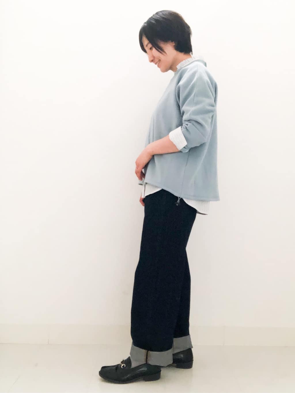 Nahoさんの「Dessin｜【洗える】ストレートデニム（ユニセックス）」を使ったコーディネート