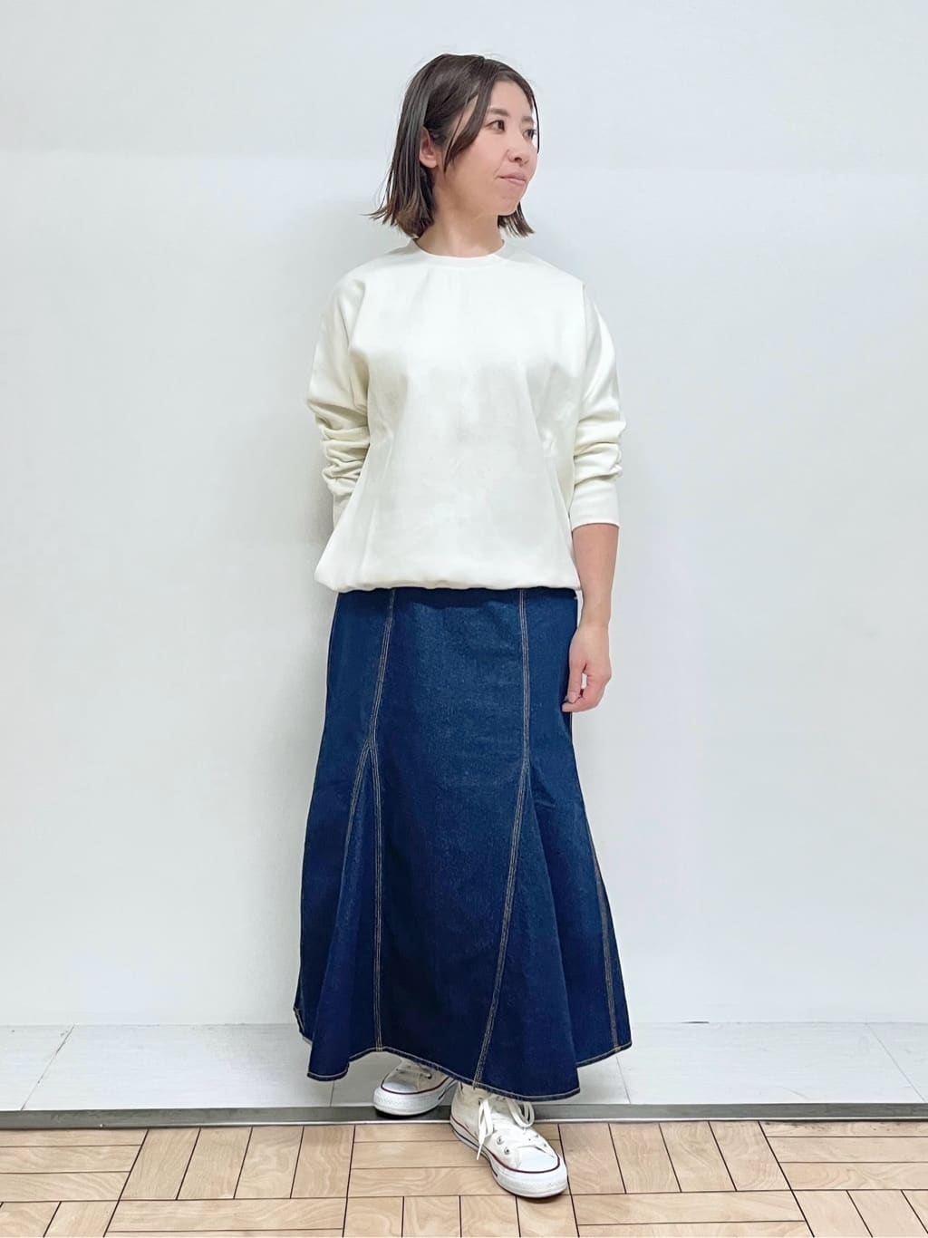 Akiさんの「Dessin｜【CONVERSE/コンバース】ハイカット」を使ったコーディネート