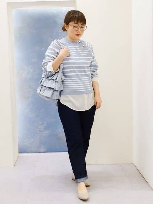 ふるさんの「grove｜キレイに決まる!脇プリーツジャンドレ」を使ったコーディネート
