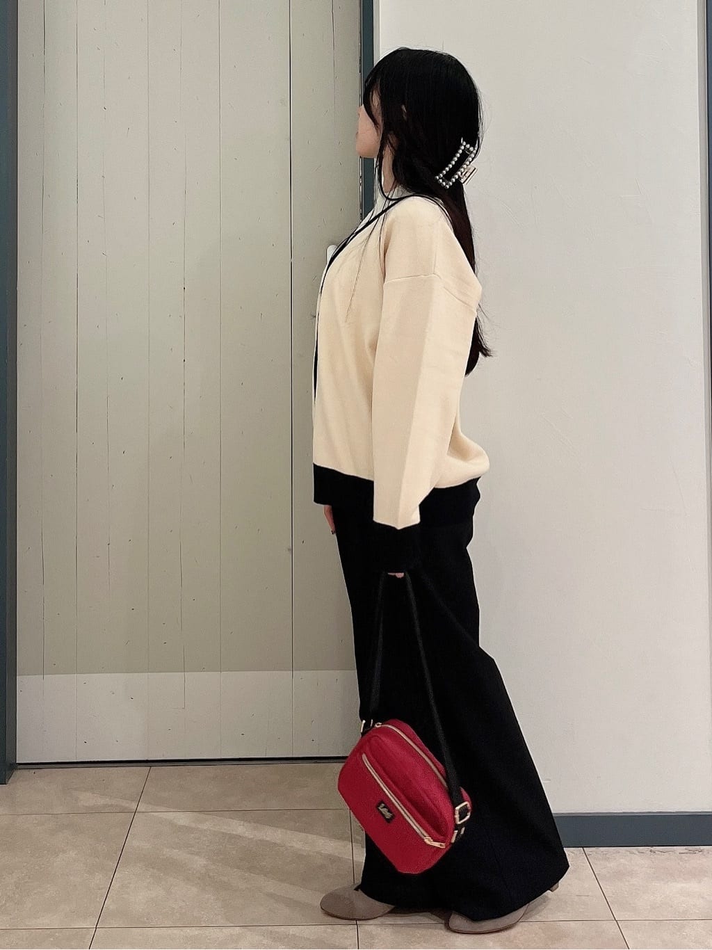 ayanoさんの「grove｜【Lee別注】スクエアショルダー」を使ったコーディネート
