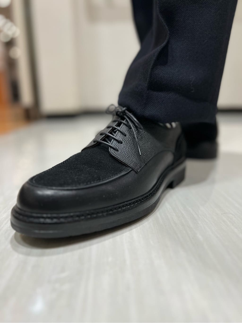 yutoさんの「TAKEO KIKUCHI｜【ベーシック】レザー クラッチバッグ」を使ったコーディネート
