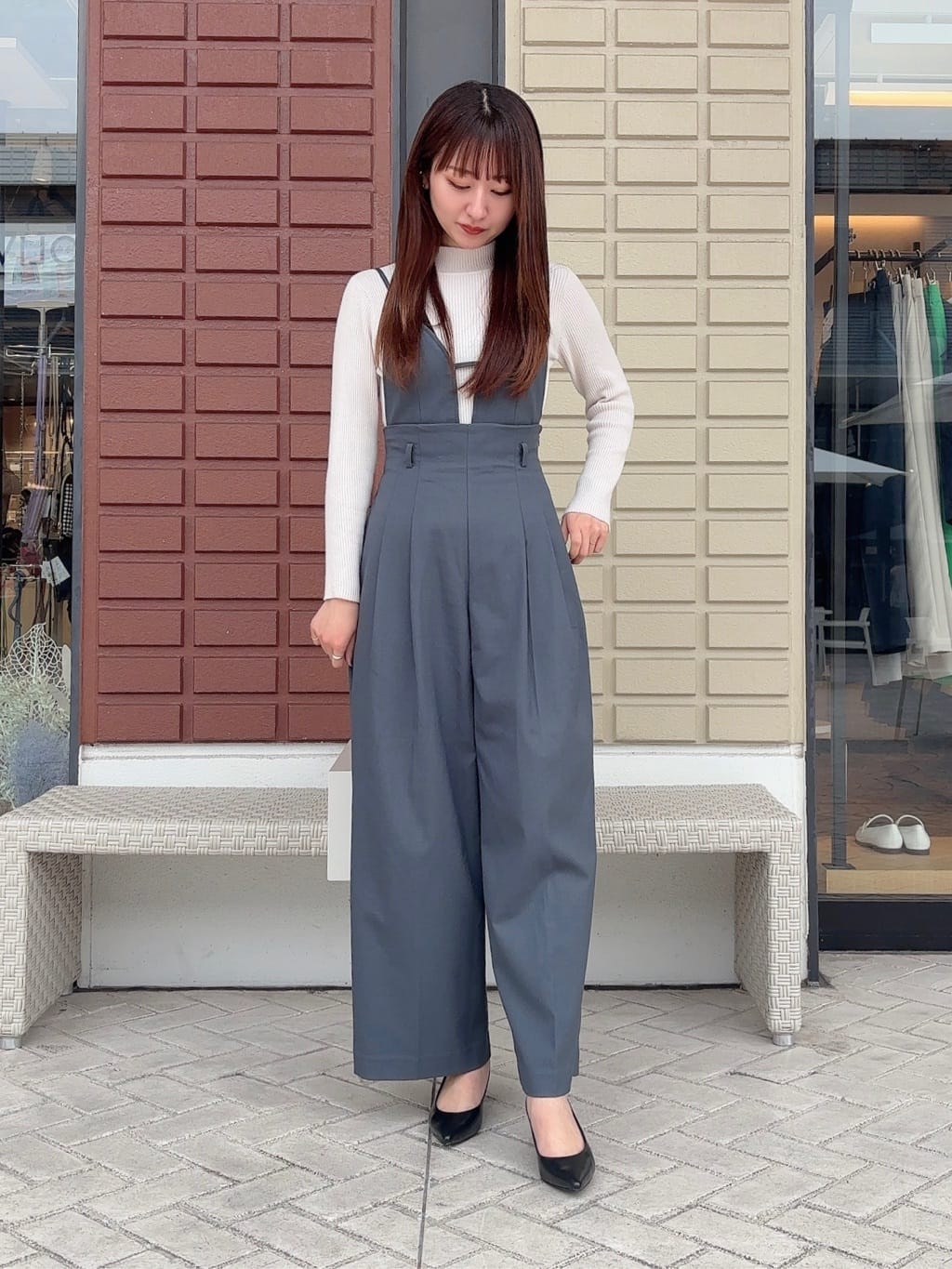 RINAさんの「ESPERANZA｜12時間パンプスEveryDayPlane[5.5cmヒール]」を使ったコーディネート