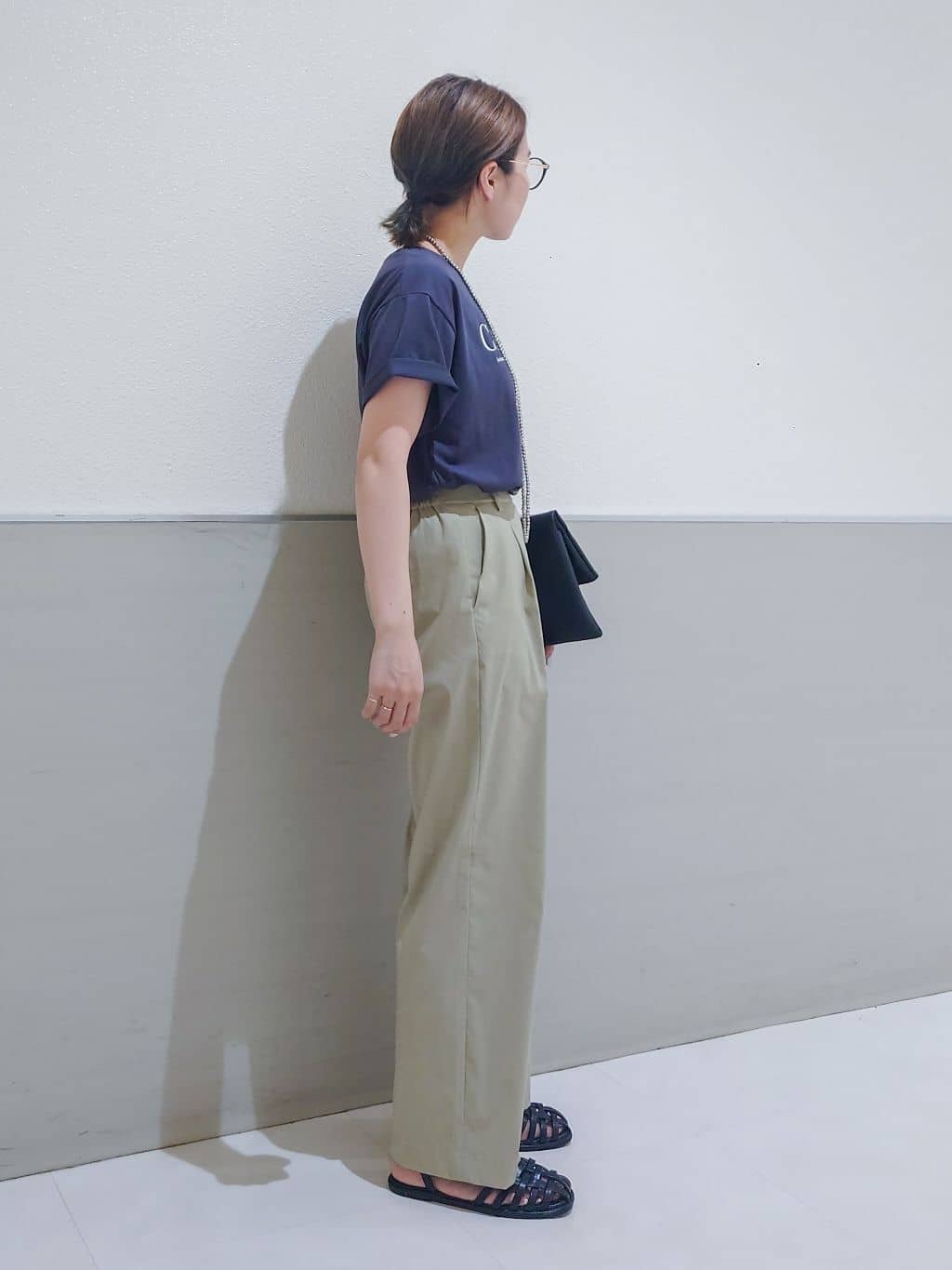 maruさんの「THE SHOP TK｜2WAYクラッチバッグ【冠婚葬祭/ビジネス/セレモニー/パーティー】」を使ったコーディネート