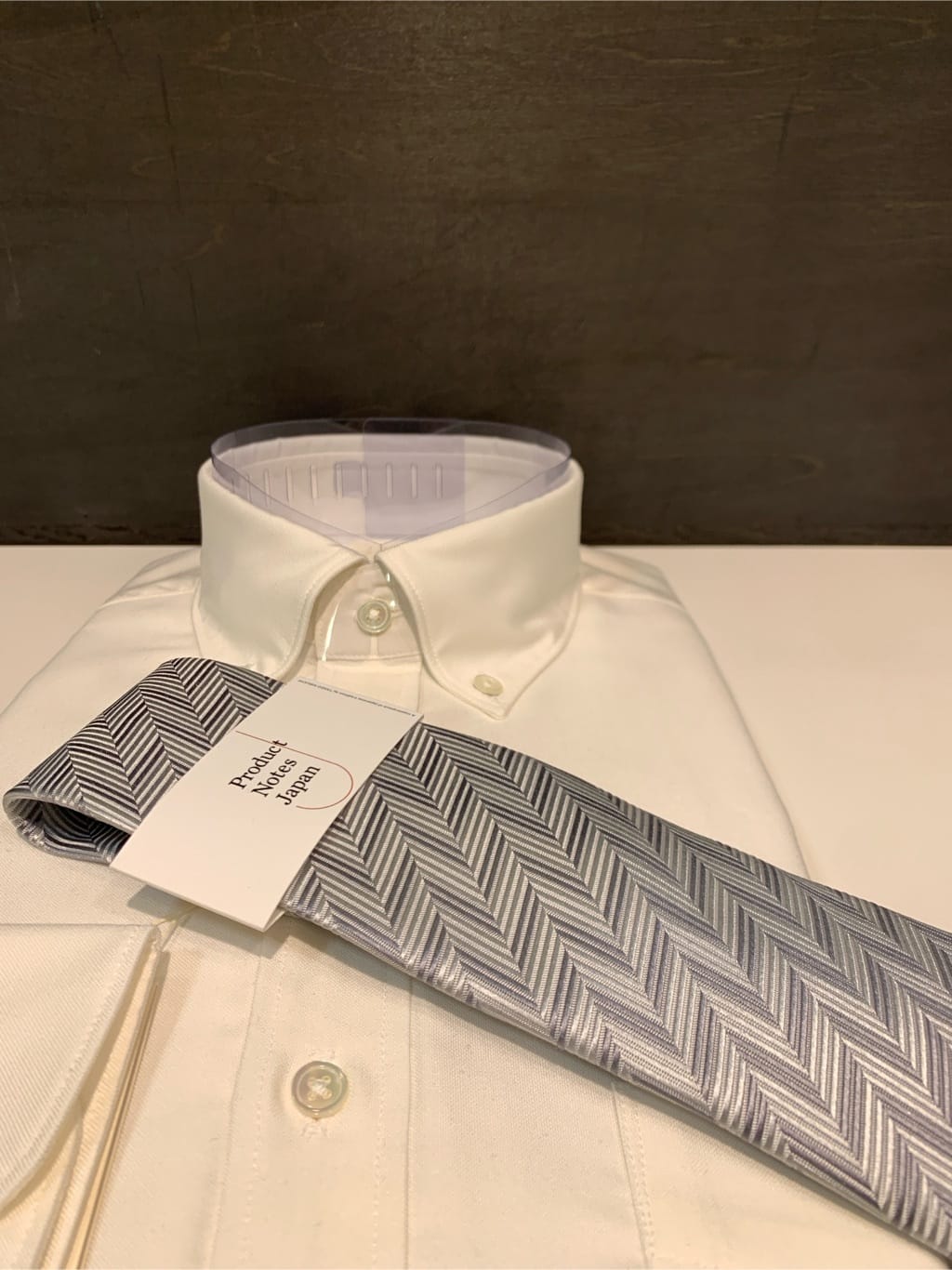 木村剛さんの「TAKEO KIKUCHI｜【Made in JAPAN】矢絣（やがすり）シルクネクタイ」を使ったコーディネート