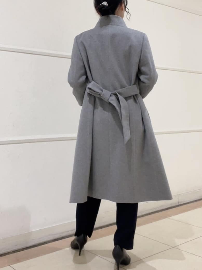watanabeさんの「UNTITLED｜【日本製／2WAY衿】スタンドカラー ロングコート」を使ったコーディネート
