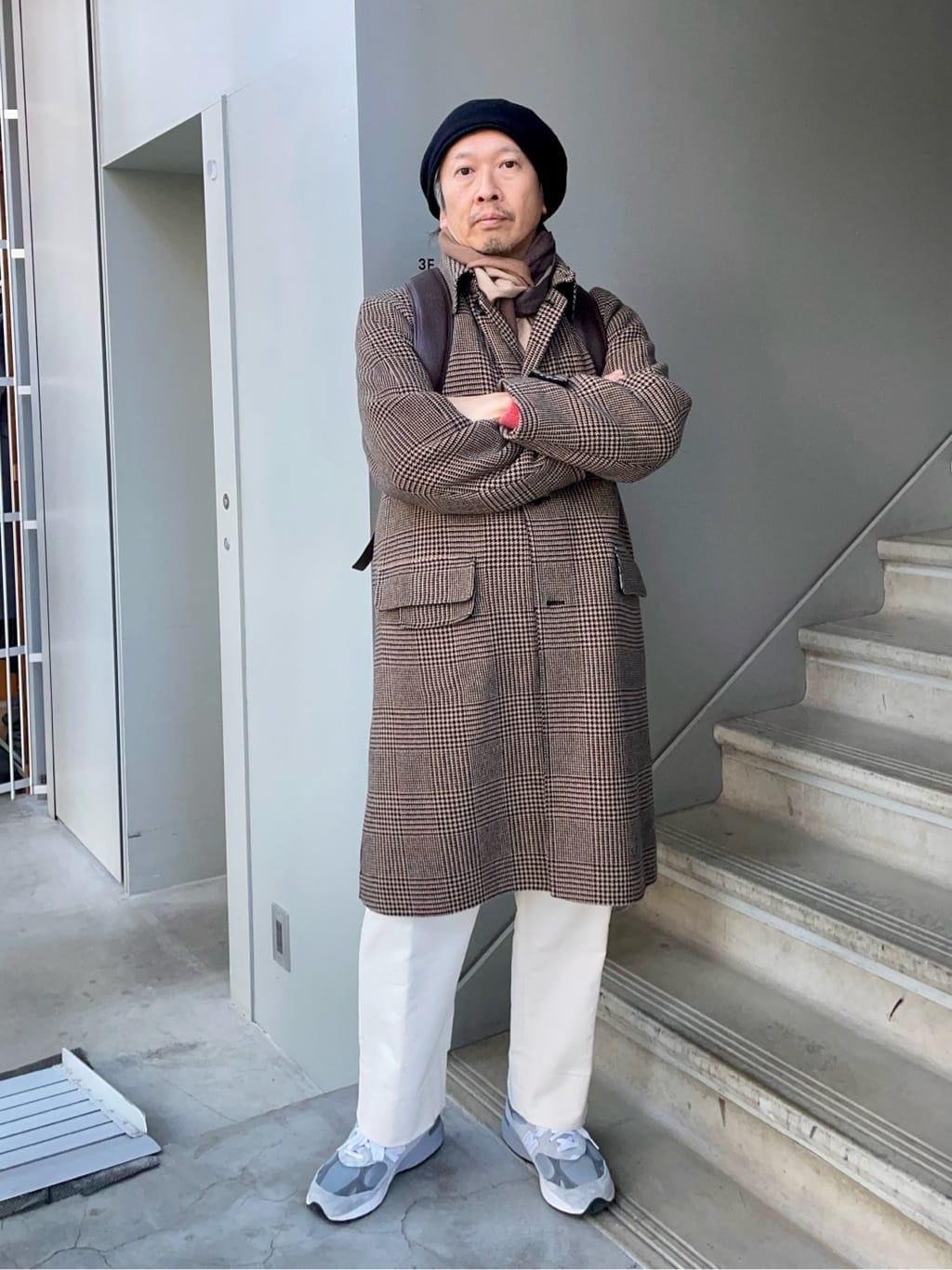 デザイナーTAKEman さんの「TAKEO KIKUCHI｜フルベジタンニンレザー バックパック」を使ったコーディネート