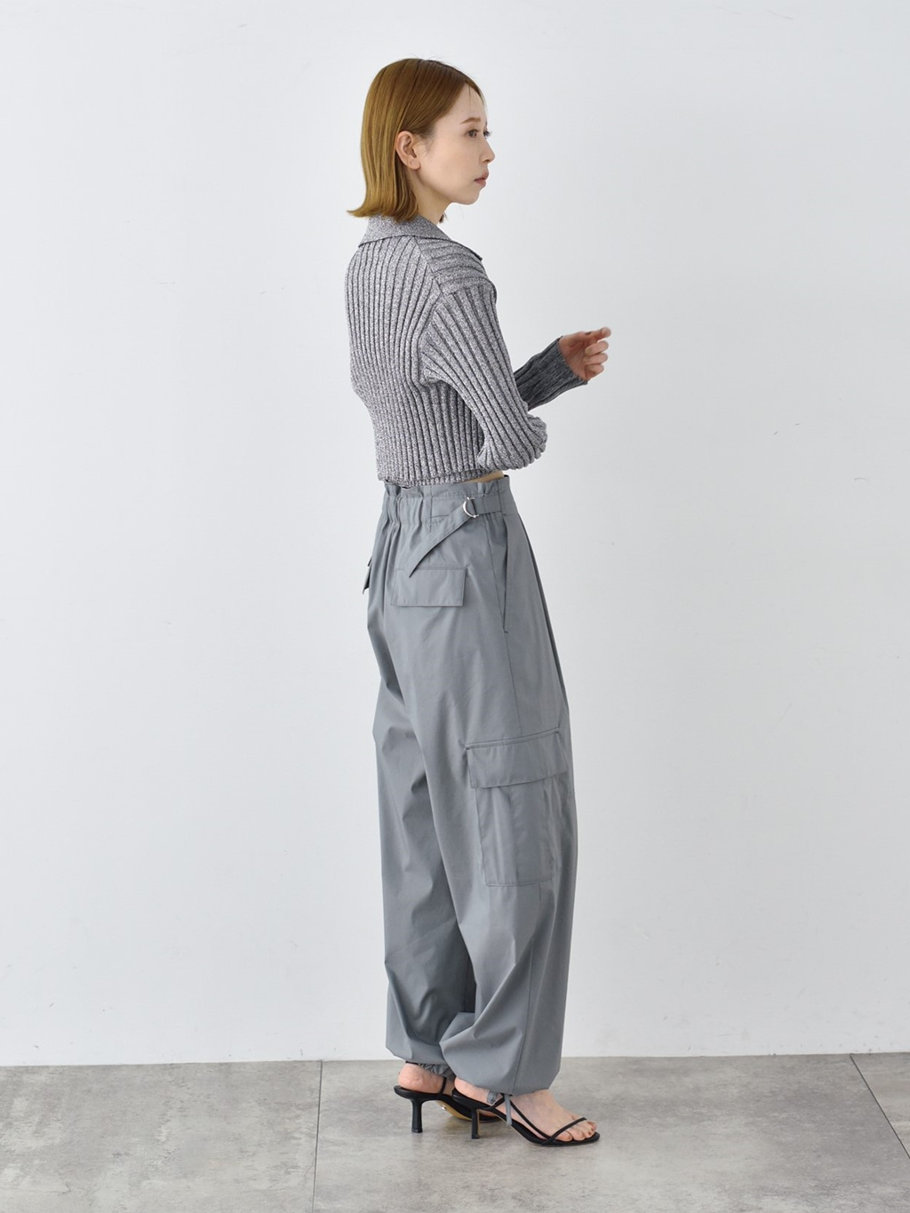 harekoさんの「CODE A｜◆lame knit cardigan」を使ったコーディネート