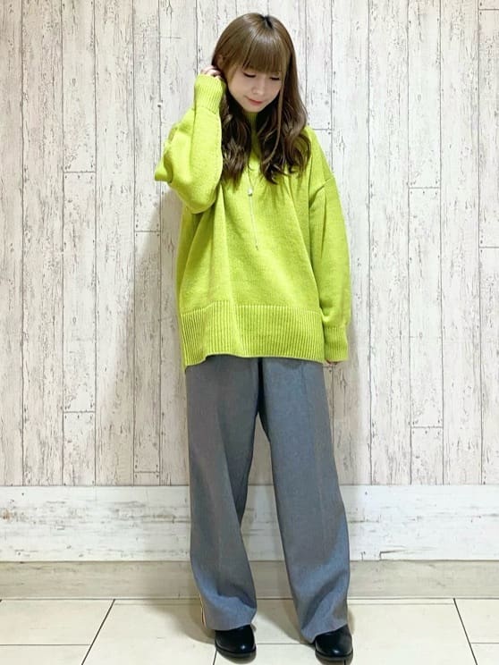 mikaさんの「index｜ノンホール細ベルト」を使ったコーディネート