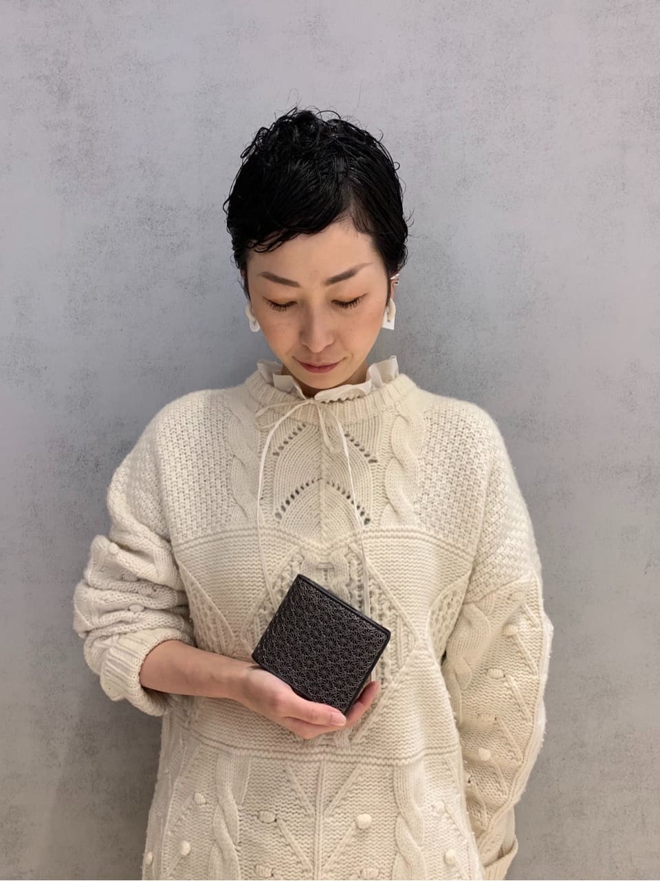 Kさんの「HIROKO HAYASHI｜GIRASOLE（ジラソーレ）二つ折り財布」を使ったコーディネート