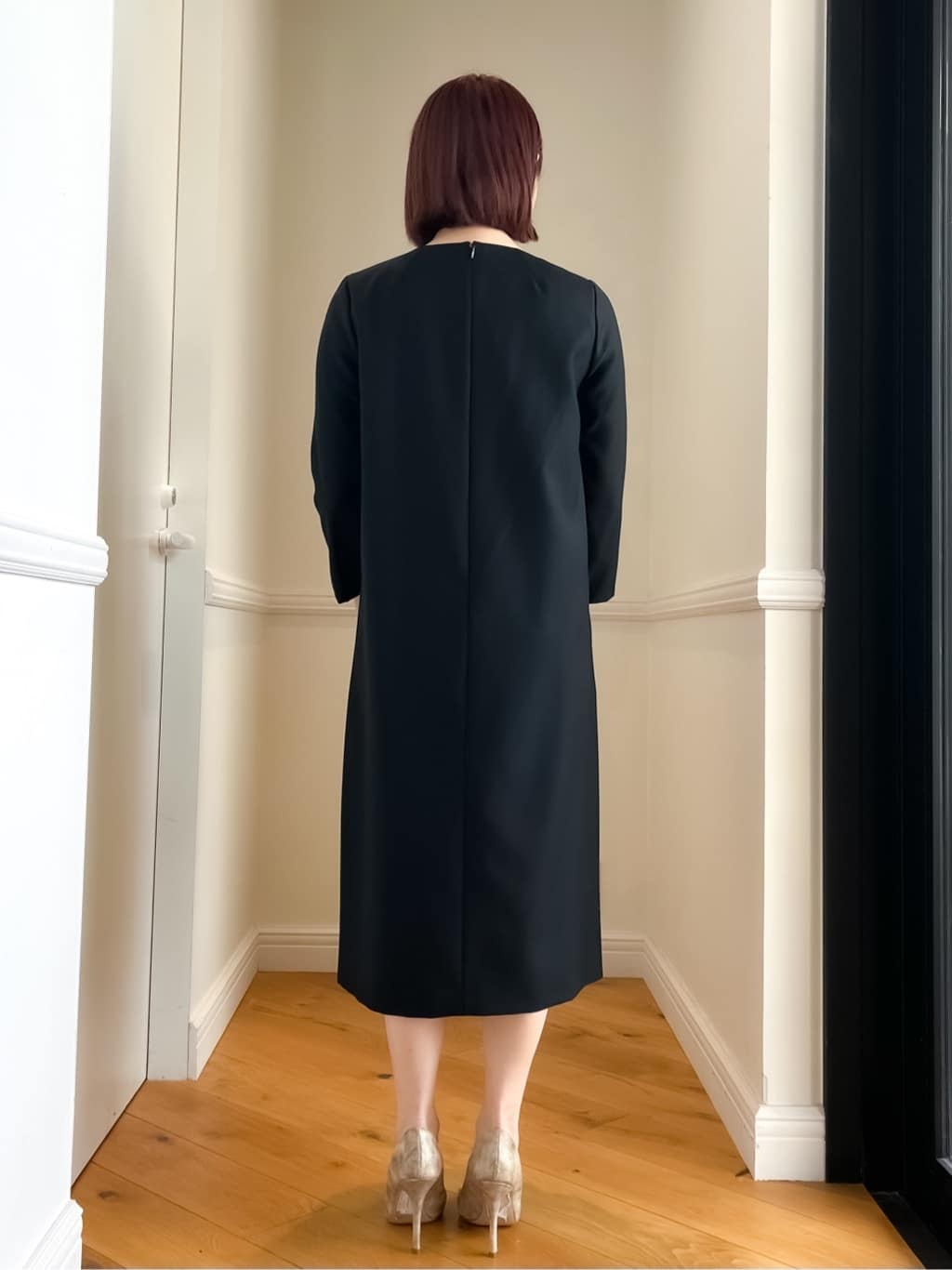HOMMAさんの「DRESSTERIOR｜【セットアップ可】ブラックフォーマルワンピース」を使ったコーディネート