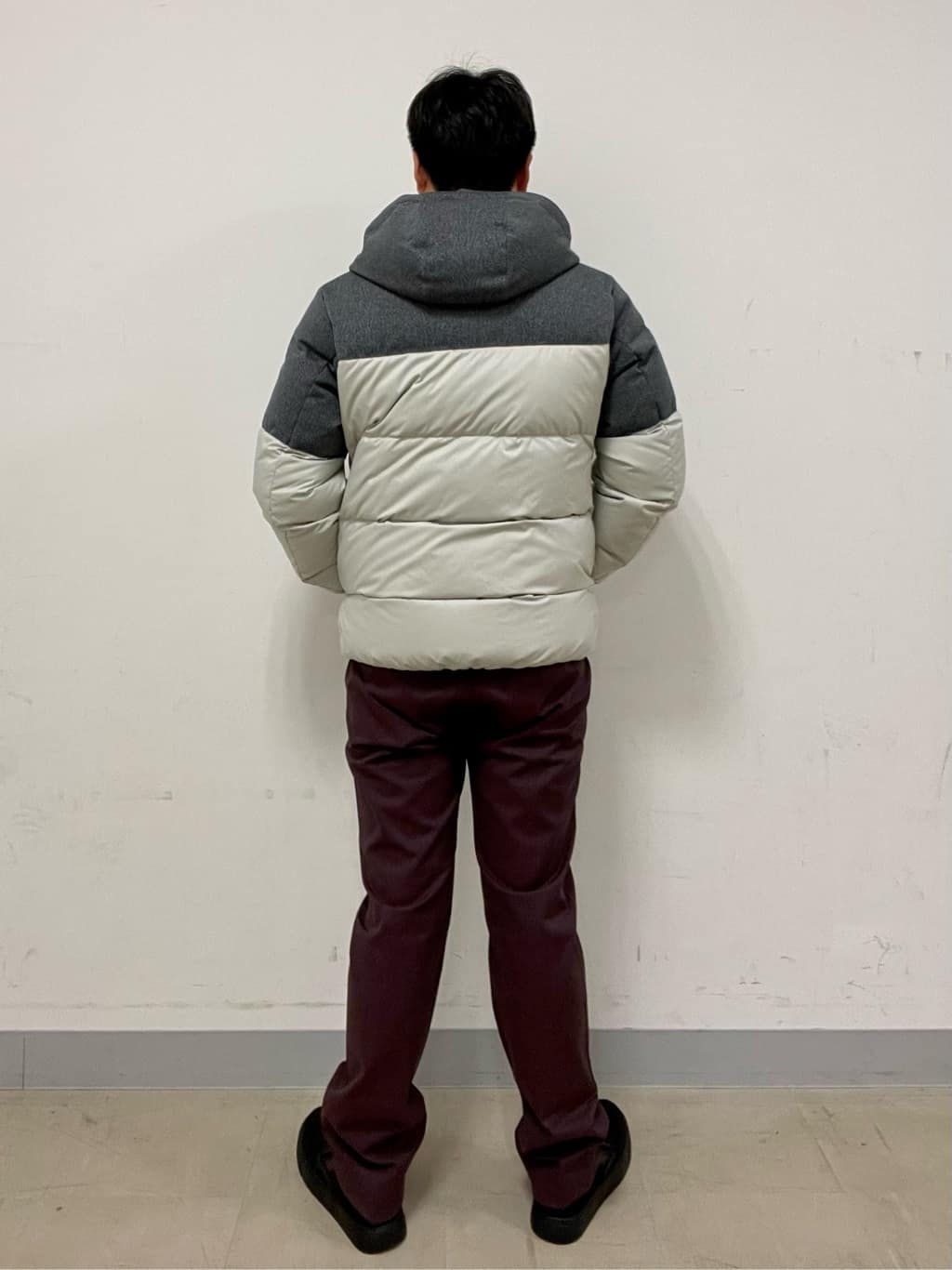 中村さんの「TAKEO KIKUCHI｜【全7サイズ&times;8色展開！】トップマルチヘリンボン パンツ」を使ったコーディネート