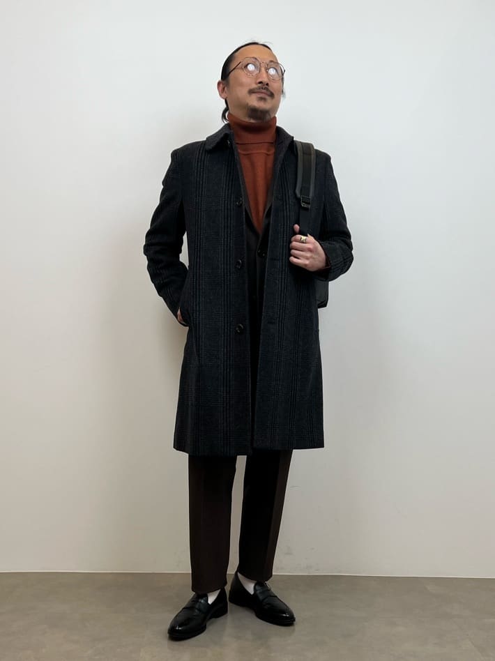 川口(髭長髪)さんの「TAKEO KIKUCHI｜【撥水】ライトウェイト バックパック」を使ったコーディネート